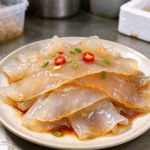 Fresh Chilled Jellyfish Slices Delicacy