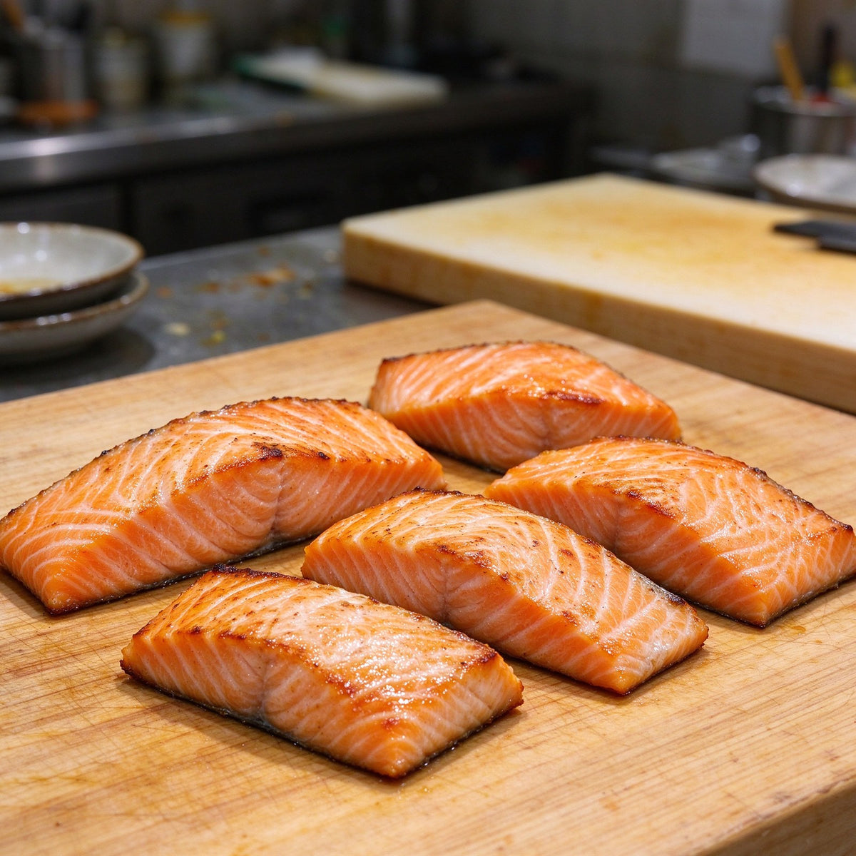 Fresh Salmon Sashimi Fillets Premium Quality